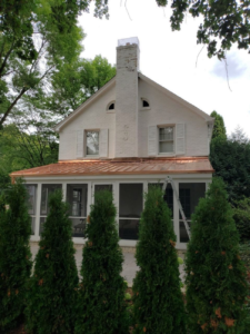 Copper Roof Added to Whitefish Bay Home